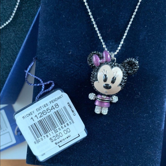 BNIB Swarovski Minnie Mouse Pendant - Picture 3 of 4
